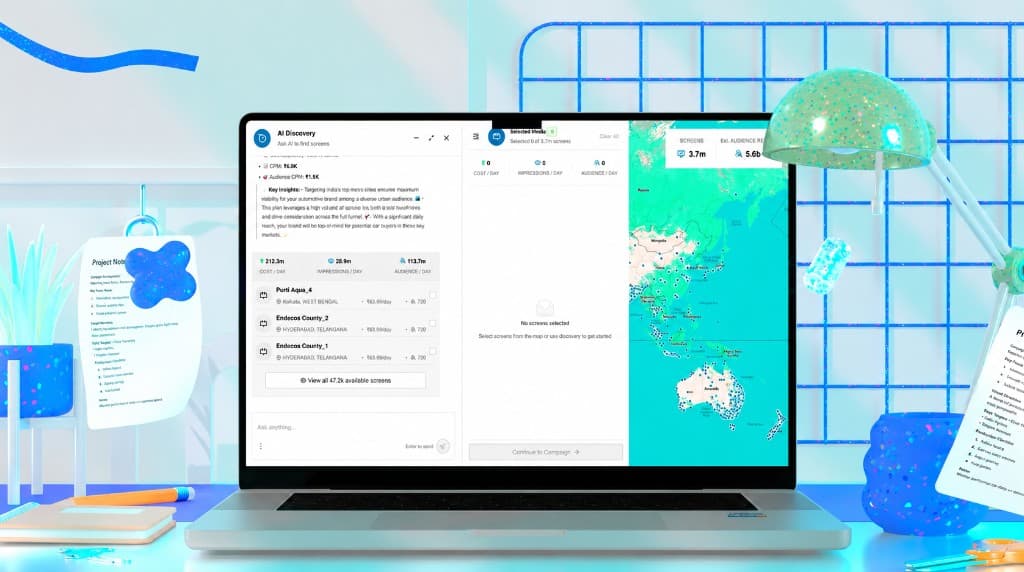 Lemma AI Discovery — screens, audience reach, and campaign planning